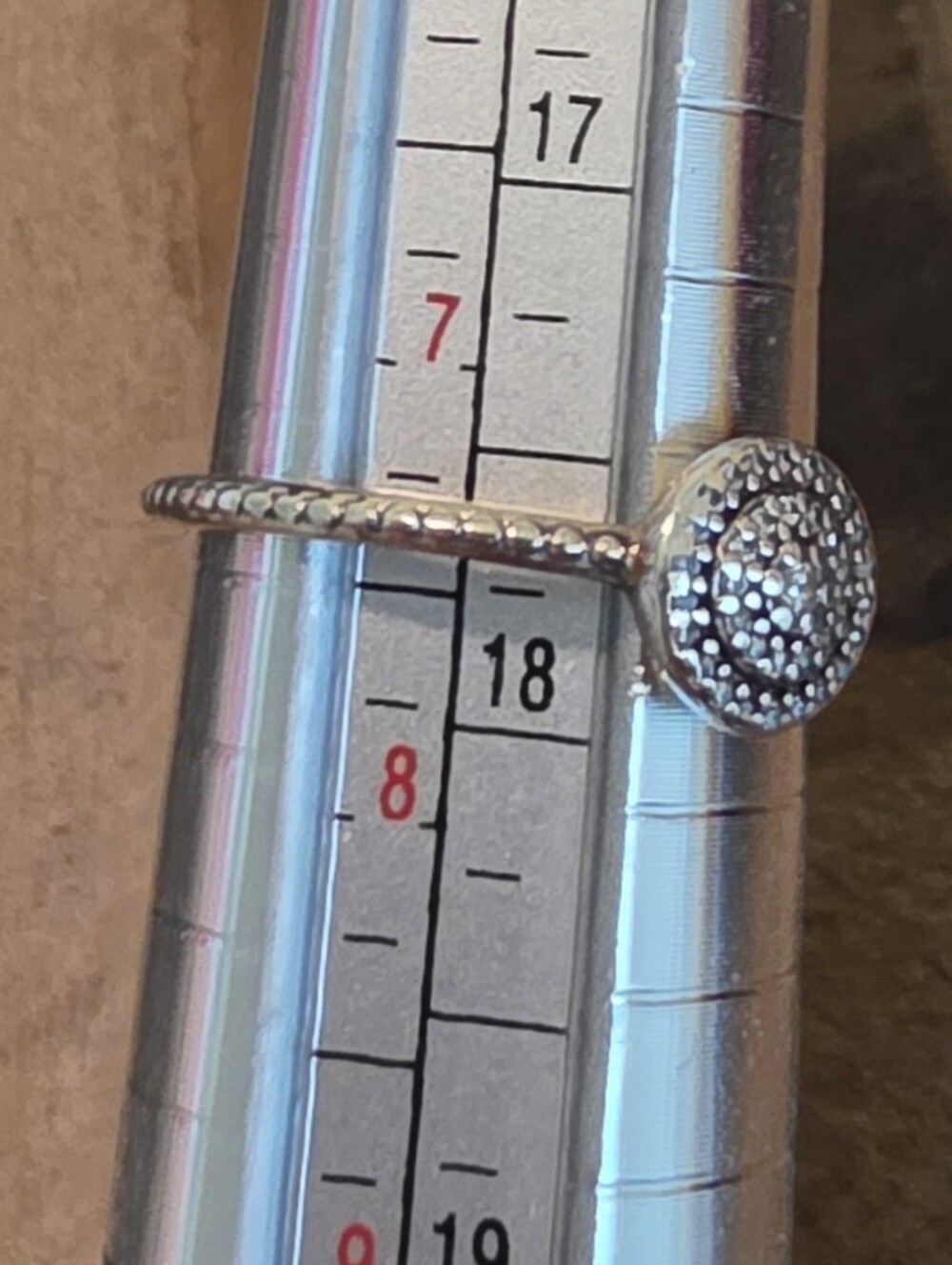 PANDORA RADIANT ELEGANCE 925 ALE LADIES RING SIZE 7.5 - Picture 3 of 3